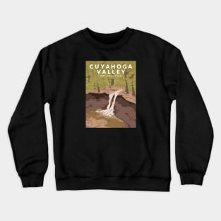 Cuyahoga Valley National Park, Ohio Travel Poster Crewneck Sweatshirt